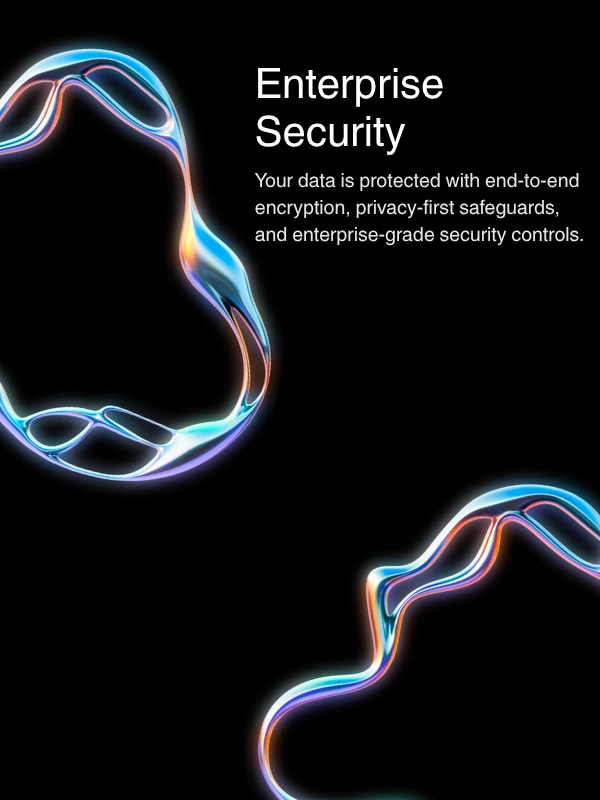 Enterprise-grade security with encrypted transcription storage