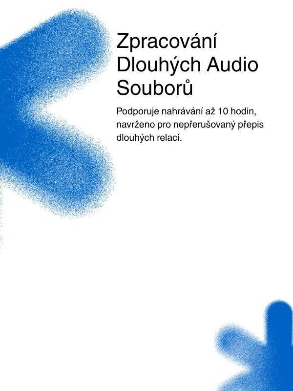 Support for long audio files up to 10 hours