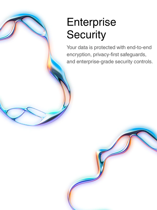 Enterprise-grade security with encrypted transcription storage