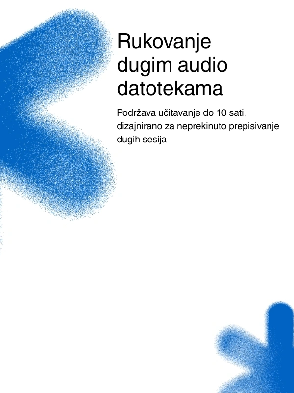 Support for long audio files up to 10 hours