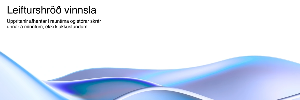 Lightning-fast AI transcription processing with real-time results