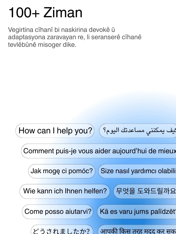 Global language support with 100+ languages for transcription