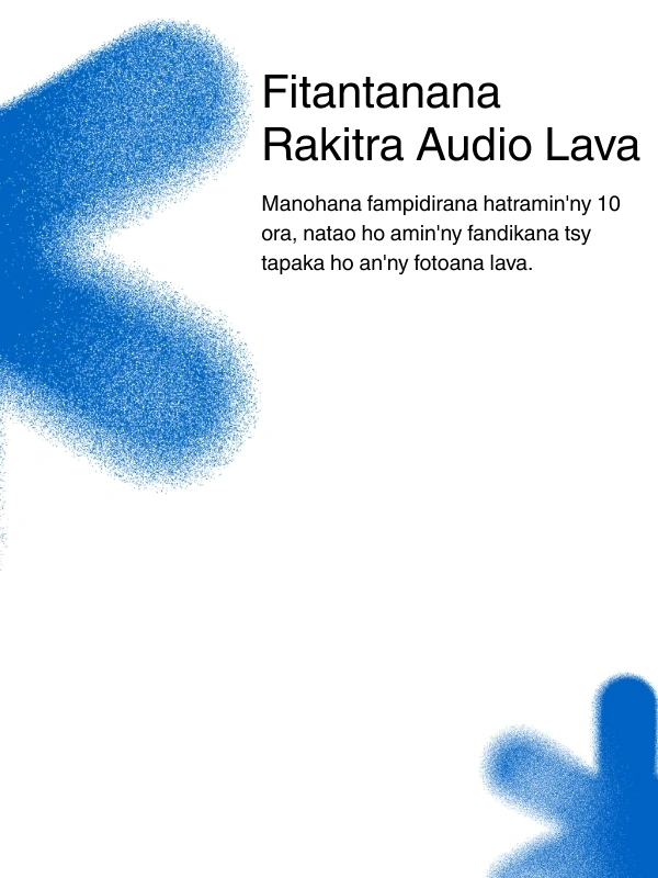 Support for long audio files up to 10 hours