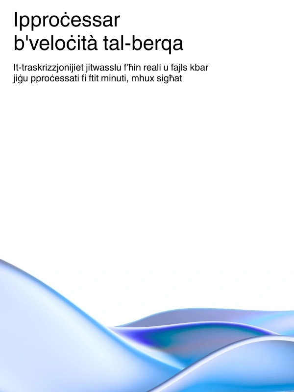 Lightning-fast AI transcription processing with real-time results