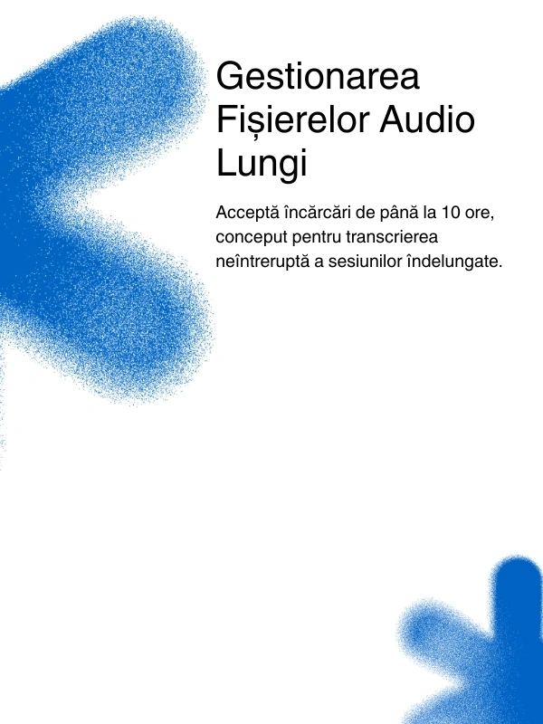 Support for long audio files up to 10 hours