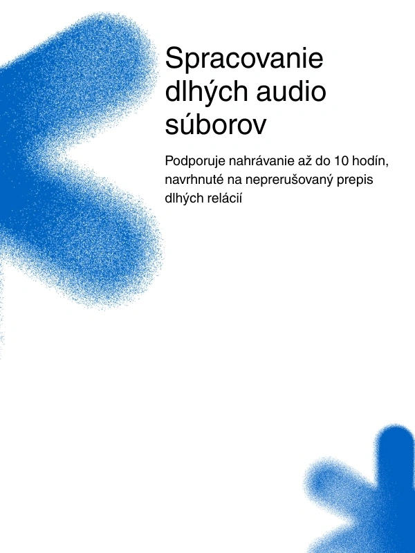 Support for long audio files up to 10 hours