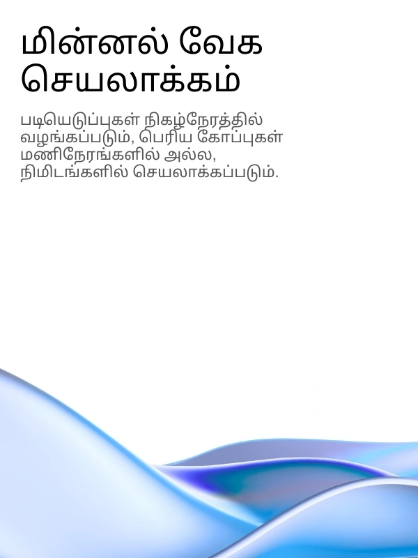 Lightning-fast AI transcription processing with real-time results
