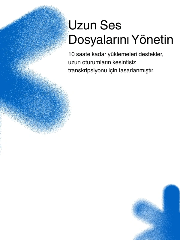 Support for long audio files up to 10 hours